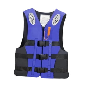 Ioensy - Chaleco Salvavidas Para Adultos, Resistente, Para Kayak, Rafting Y Otros Deportes Acuáticos Al Aire Libre. Talla S, Color Azul.