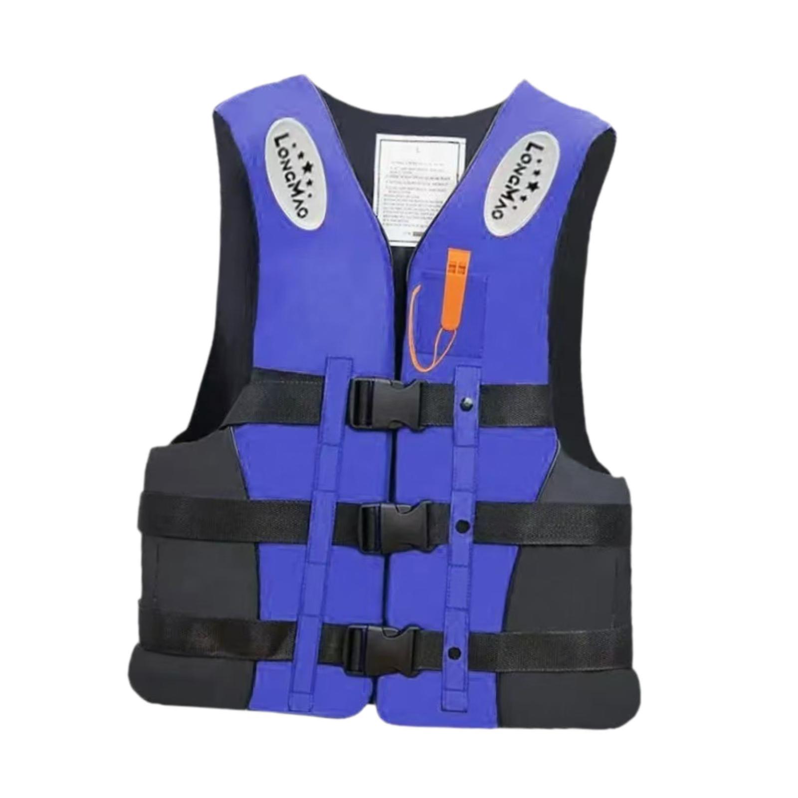 Ioensy - Chaleco Salvavidas Para Adultos, Resistente, Para Kayak, Rafting Y Otros Deportes Acuáticos Al Aire Libre. Talla S, Color Azul.