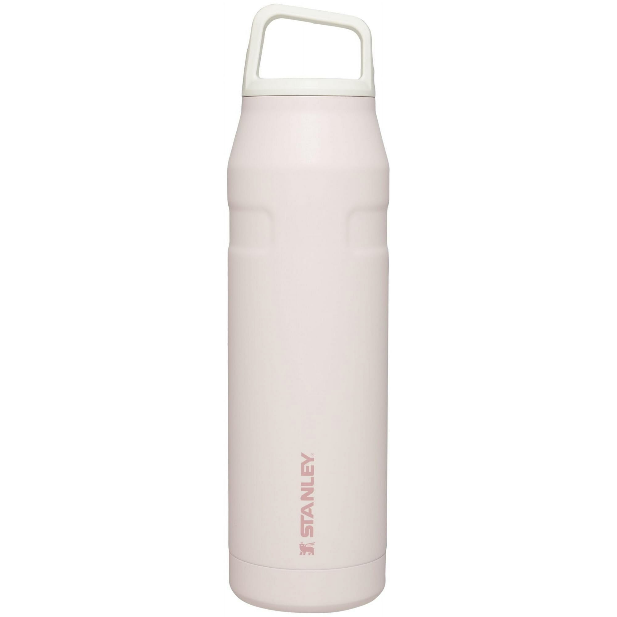 Botella De Agua Stanley Iceflow Cap And Carry+ De Cuarzo Rosa De 1 Litro