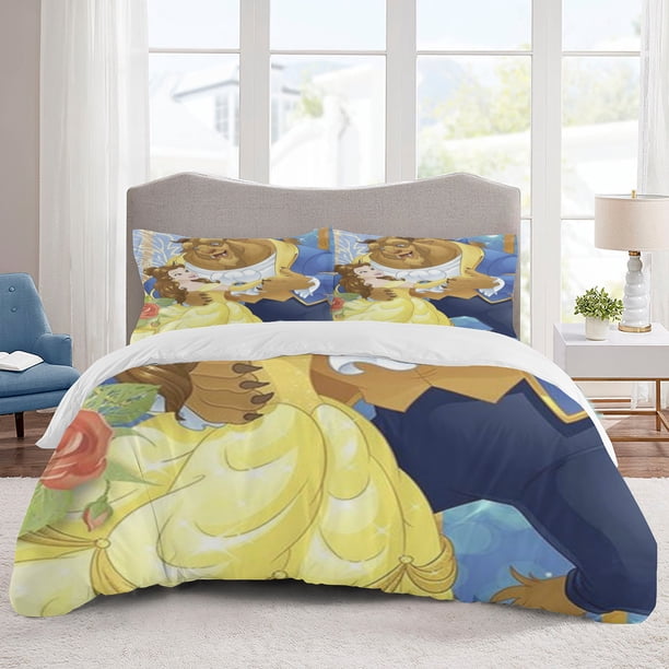 Belle Bedding Sets Cartoon Duvet Cover Lightweight 3 Piece Bet Sets for Kids Boys Girls