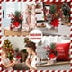 thumbnail image 2 of Árbol de Navidad KPX artificial para mesa, tamaño pequeño, con adornos, 2 of 3