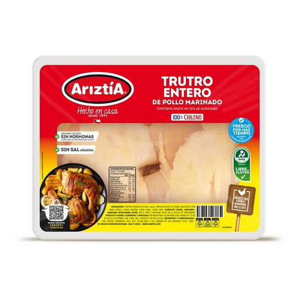 Pollo Trutro Entero Envasado