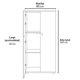 thumbnail image 4 of Gabinete Alto 2 Puertas Natura - Blanco, 4 of 4
