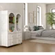 thumbnail image 2 of Armario Alto 2 puertas con vidrio y 2 cajones - Linea White PC-1, 2 of 3