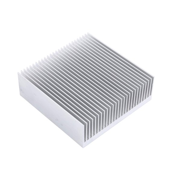 Disipador de calor Awxlumv de aluminio de 80 mm con 26 aletas para LED, alimentación
