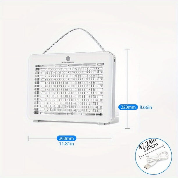 1 Set, 1200mAh Rechargeable Mosquito Killer, Mosquito Lamp, Fly Trap, Fly Catcher, Indoor Home, Restaurant, Store Mosquito Repeller, Electric Mosquito Repeller