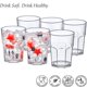 thumbnail image 3 of Vasos de plástico 400 ml Amazing Abby - Pack de 6 sin BPA, 3 of 5