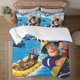 thumbnail image 1 of Fireman Sam Soft 3D Printed Duvet Cover Bedding Set with Comforter Cover 3 Piece Set, 1 of 5
