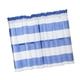 thumbnail image 2 of Cortinas De Bolsillo De Varilla De Cenefa Corta A Rayas De Ventana Azul De Cocina, 2 of 4