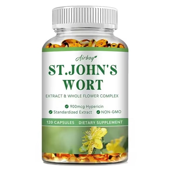 Suplemento St Johns Wort Hierba San Juan 120Caps