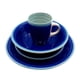 thumbnail image 1 of Juego de loza set 16 pzas vajillas tazas bowl azul oscuro, 1 of 3