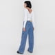 thumbnail image 3 of Jeans Mujer Cargo Wide Leg Fit Azul Medio Corona, 3 of 5