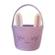 thumbnail image 4 of Cesta De Pascua Tejida Con Orejas De Conejo, Organizador De Almacenamiento Para Niños, Niñas Y Niños, Color Morado, 4 of 5