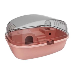 Ioensy - Jaula Grande Para Hámster, Hábitat Transpirable Para Hámster, Para Jerbos, Conejitos, Planeadores Del Azúcar, Rosa