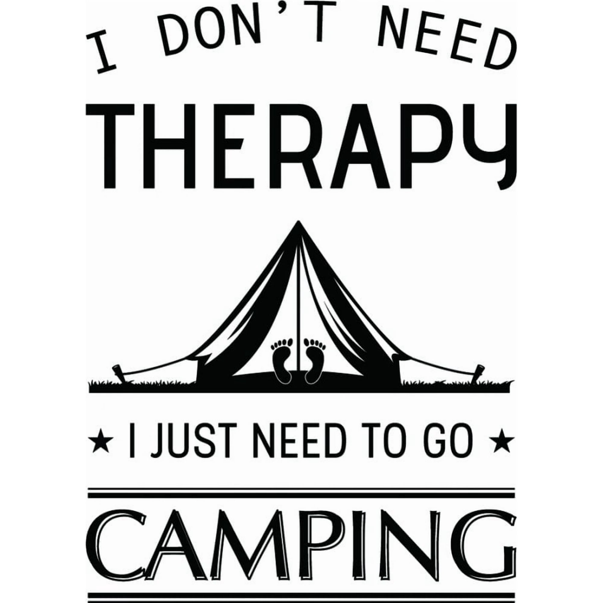 Rienda Libre Graphics - Decomural Need To Go Camping Travel Ws-46160