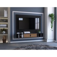 Tuhome - Panel Tv 60"" Montpellier Wengue 120X142X31,5 Cm