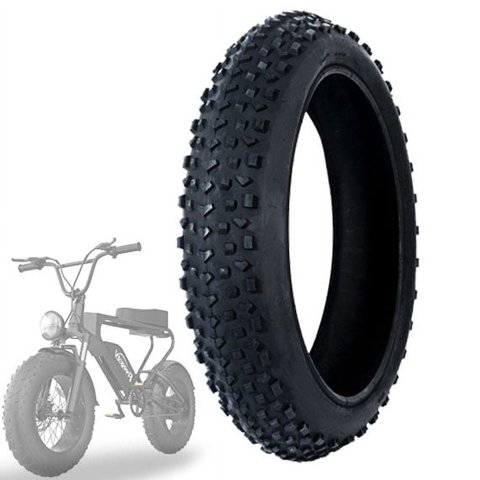 Genérico - Neumático Fatbike 20""X4.00 Bicicleta Común & E-Bikes