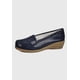 thumbnail image 2 of Mocasín Cuero Helen Azul, 2 of 5