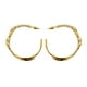 thumbnail image 4 of 2x Pendientes Irregular Hermoso Simple único Joyas Mujer Talla L Oro, 4 of 5