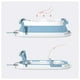 thumbnail image 5 of Bañera plegable rosa con hamaca y termometro CoBaby, 5 of 9