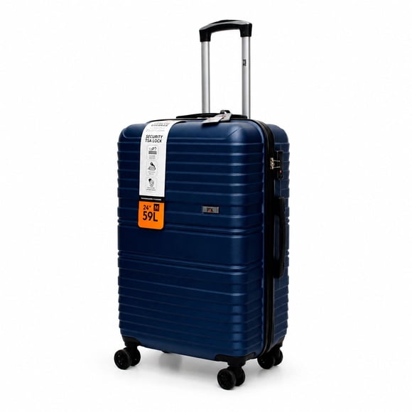Maleta North Pak Rigida Resistente Ultraliviana 24" 59L Azul
