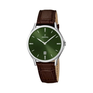 Reloj F16745/6 Festina Verde Hombre Correa Clasico