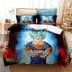 thumbnail image 2 of Dragon Ball Anime Quilt Duvet Cover Set Soft Doona Cover 3-Piece Bedding Set, 2 of 5