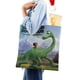 thumbnail image 4 of The Good Dinosaur Bolso de tela con estampado de lienzo para mujer, bolsa de compras reutilizable y estética, con cremallera interior, regalo para mujer, 35 × 40 cm., 4 of 6