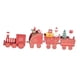 thumbnail image 2 of Lote 4 Decoración De Trenes De Navidad Mini Tren De Madera Juguetes De Regalo Para Niños Para Fiesta Rojo, 2 of 5