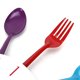 thumbnail image 5 of Reloj de pared Timelike para cocina con forma de cuchara y tenedor de acero inoxidable, 5 of 9