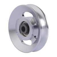 Magideal - Polea De Aleación De Aluminio Con Cojinete, Rueda De Polea, Rueda De Cable De Gimnasio Resistente Al Desgaste Universal Para Accesorio De Ejercicio, P 88Mm