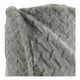 thumbnail image 5 of Frazada Andes Jacquard Flannel Gris 2 Plaza, 5 of 5
