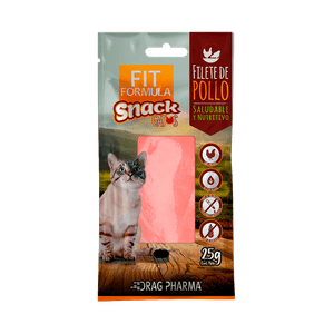 Fit Formula Vet Alim - Fit Formula Filete Pollo Gato 25 Gr X 1 Unidad