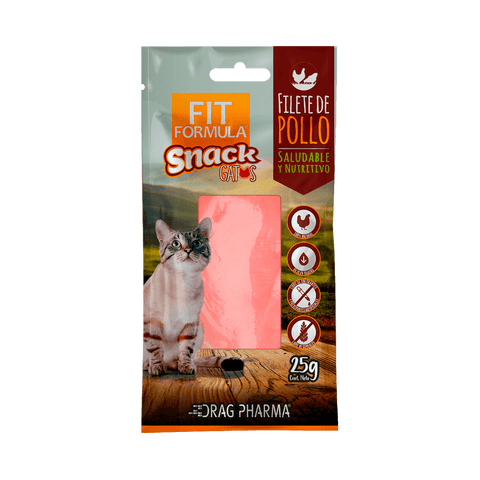 Fit Formula Vet Alim - Fit Formula Filete Pollo Gato 25 Gr X 1 Unidad