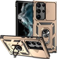 Estuche Gangxun Para Samsung Galaxy S23 Ultra, Soporte Giratorio 360°, Estilo Mecánico Y Magnético