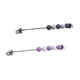 thumbnail image 5 of 2 Uds Tablero Ocupado Juguete Sensorial De Madera Habilidad Práctica Gris Violeta, 5 of 5