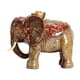 thumbnail image 2 of Estatua De Elefante Estatuilla Decoración Del Hogar Escultura De Cerámica Coleccionable De La Suerte, 2 of 3