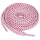 thumbnail image 1 of INSPIRE CHIC Cordones de Zapatos Unisex de Doble Capa Huecos para Zapatillas 120 cm/47.2" Blanco-Rojo, 1 of 4