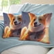 thumbnail image 3 of Corgi Fundas de almohada de terciopelo con tema, regalos de funda de almohada, decoración para el hogar, cojín de lanzar, regalo de cumpleaños para fans y parejas.50*50cm., 3 of 6