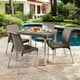 thumbnail image 2 of Mesa Plastico Terraza Exterior Patas Aluminio 85x85 Gris Tamaño Único, 2 of 6