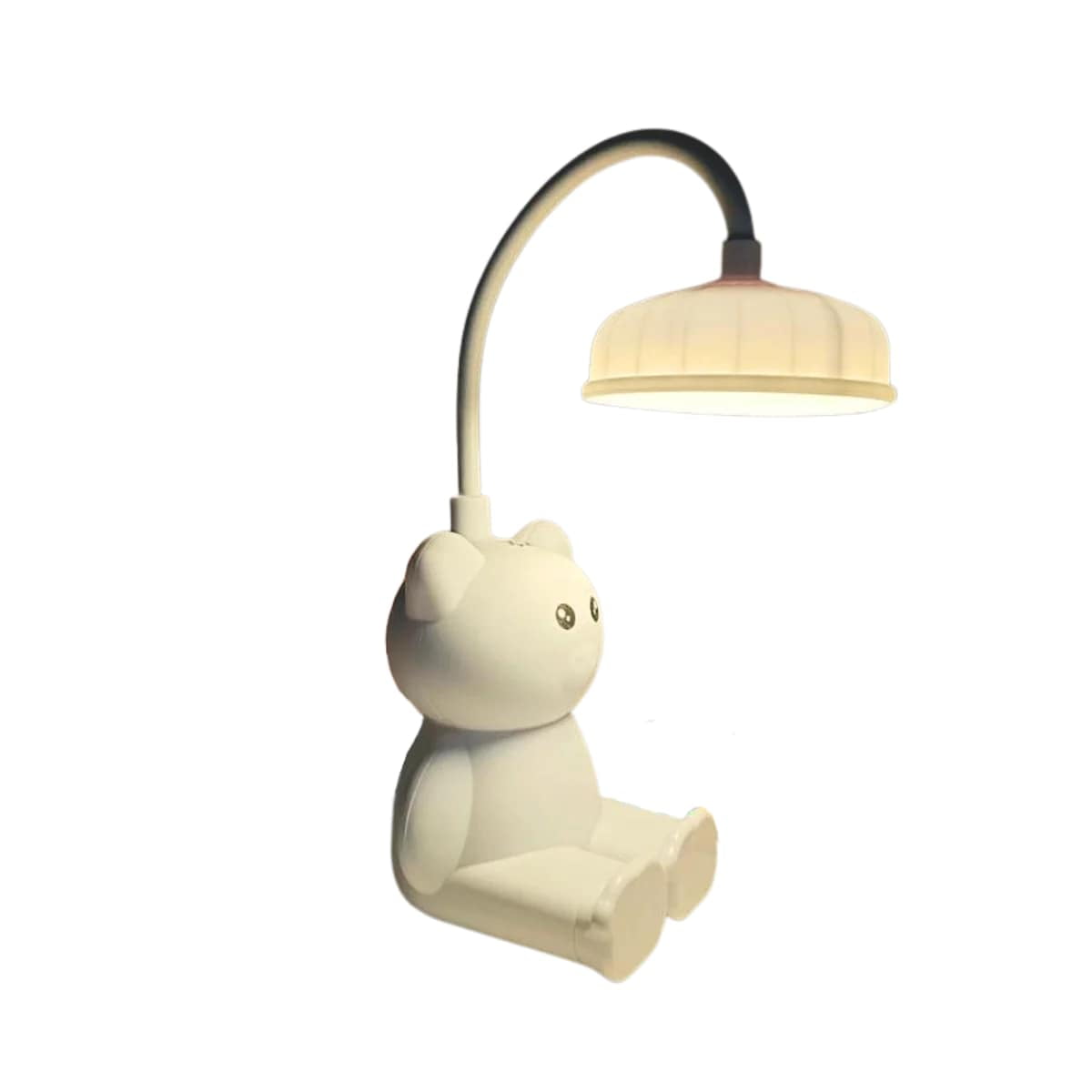 Mediaplayer - Lampara Para Niños Con Luz Led - 3 Colores Recargable - Color Blanco