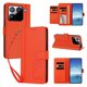 thumbnail image 2 of Funda Cartera Trébol para Xiaomi 15 Pro con Ranuras Tarjetas y Carga Inalámbrica Naranja, 2 of 6