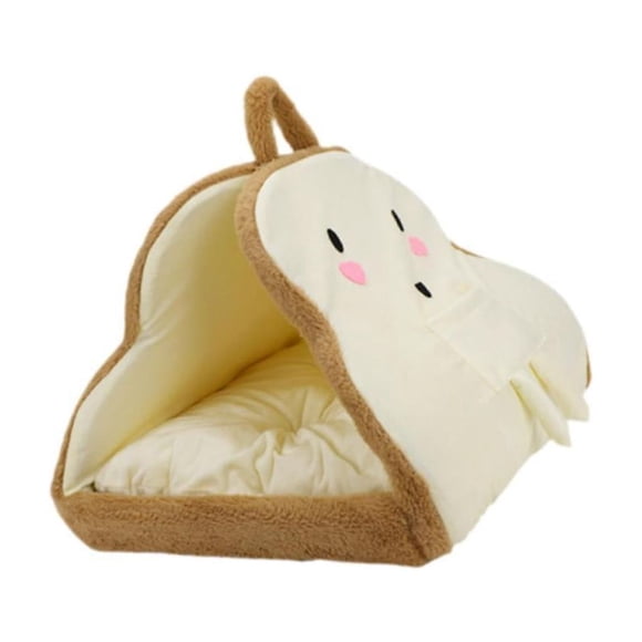 Cama Para Perros Y Gatos, Perrera Lavable, Nido De Oto?o E Invierno Para Gatos Caniche, Chihuahua, Beige, S