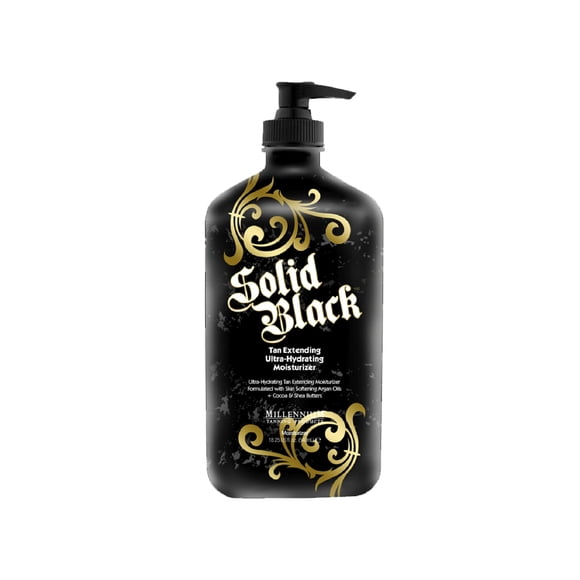 Loción para después del sol Millennium Tanning Solid Black 540 ml