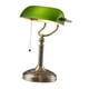 thumbnail image 1 of Lámpara De Escritorio Con Interruptor De Cadena, Lámpara De Mesa Europea Tradicional Para Mesita De Noche, Hogar, Verde, 1 of 5