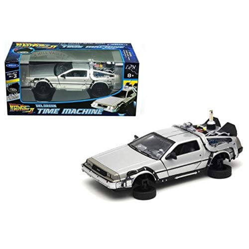 Modelo a escala 1:24 del coche volador DeLorean Diecast OPO 10