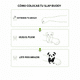 thumbnail image 4 of Peluche Slap-Buddy 20 cm Oso Panda - Toyng, 4 of 9