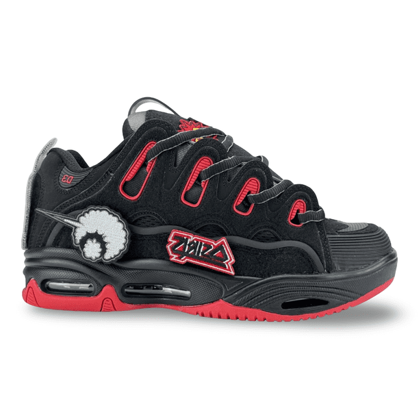 Zapatilla Hombre D3 2001 Black Red Osiris