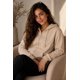 thumbnail image 2 of Poleron Con Cierre De 500g Canguro Basico 70/30 Unisex M-l Beige Lisa, 2 of 3