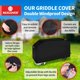 thumbnail image 3 of Funda de plancha NEXCOVER para parrilla Blackstone 36 a prueba de agua, 3 of 7